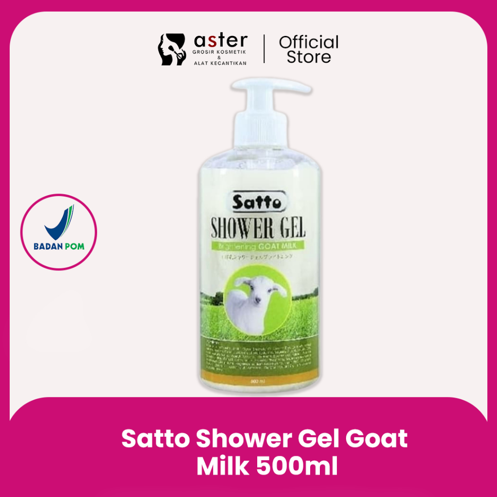 Aster Kosmetik - Satto Shower Gel Goat Milk 500ml