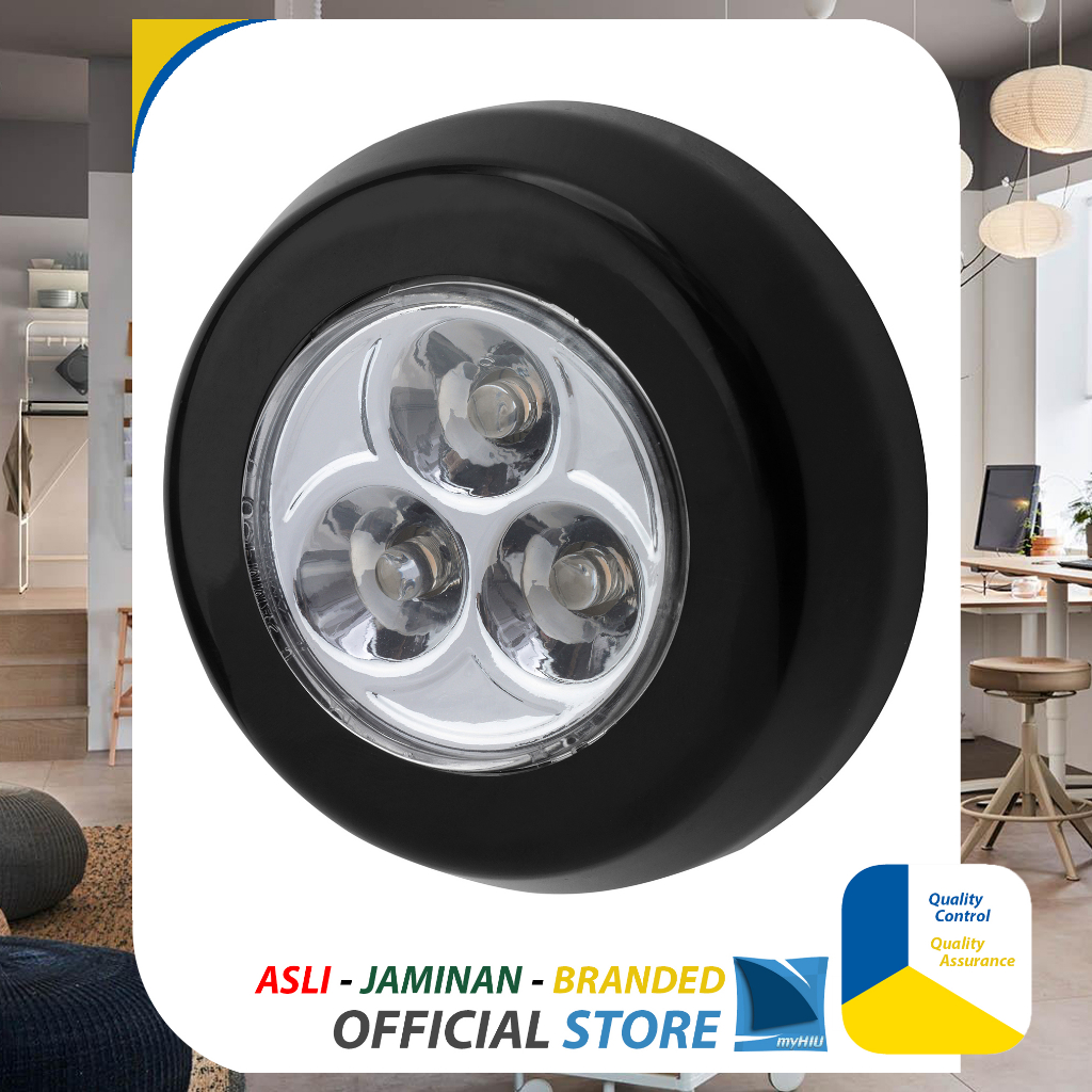 Lampu LED Mini Tenaga Baterai Bermagnit Tempel TERANG - LED Battery Lamp