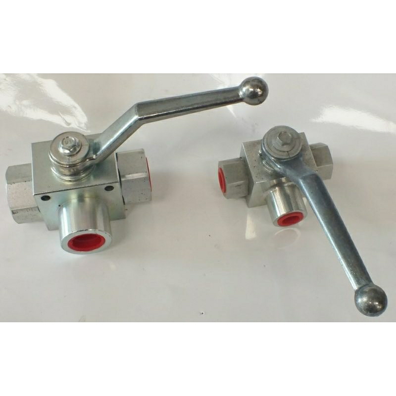BALL VALVE 3WAY 3/8" / BALL VALVE HYDRAULIC 3WAY 3/8" / 3WAY 3/8"
