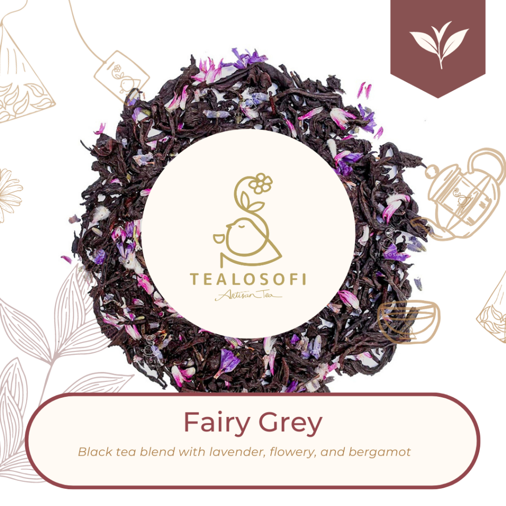 

Fairy Grey - Tealosofi Artisan Tea Black Tea Blend