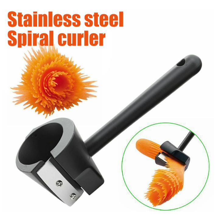 

[POB] 8.8 SPECIAL HUT RI - sPIRAL cUTTER gARNISH wORTEL || Carrot Curler Slicer Serutan Rautan Spiral Gerigi || Carrot Curler Slicer Serutan Rautan Spiral Gerigi Pemotong Wortel Timun Mentimun Bentuk Hiasan Bunga || Cutter Carrot % || Kreatif Kentang Wort