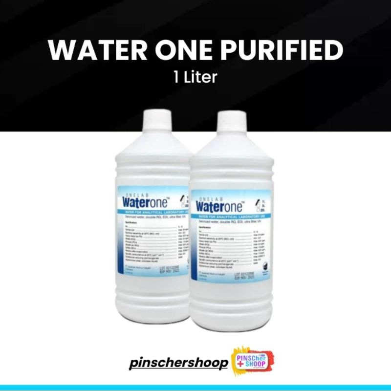 WATER ONE 1 LITER PURIFIED WATER