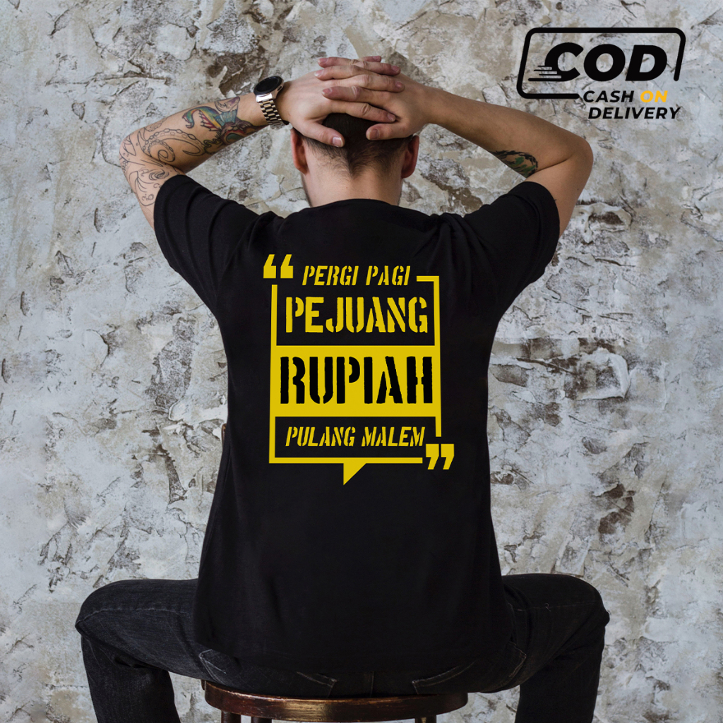 Kaos Uang Pejuang Rupiah 1
