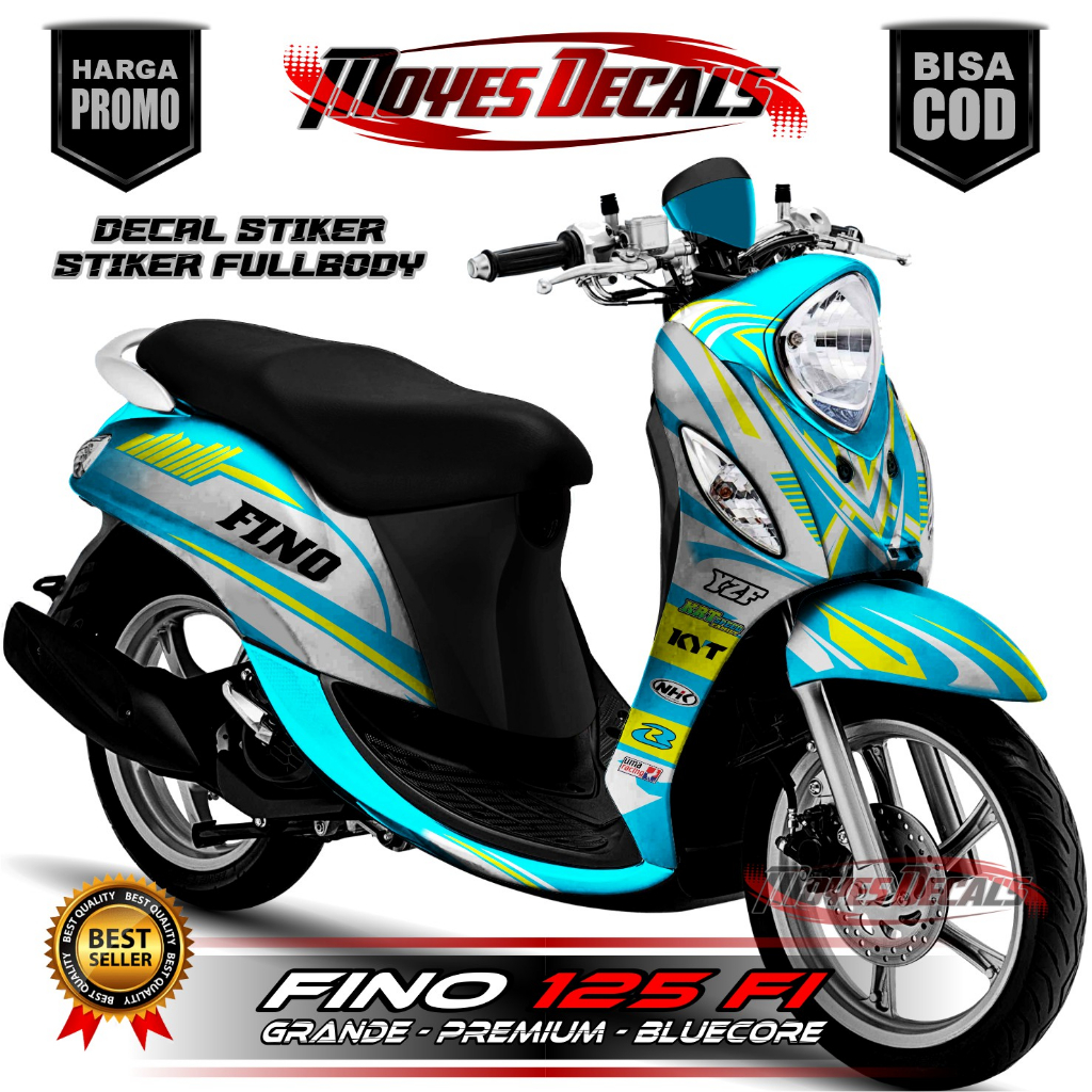 (PROMO SPECIAL) Decal Fino 125 Fullbody - Stiker Motor Fino 125 Full Body - Striping Fino 125 Full B
