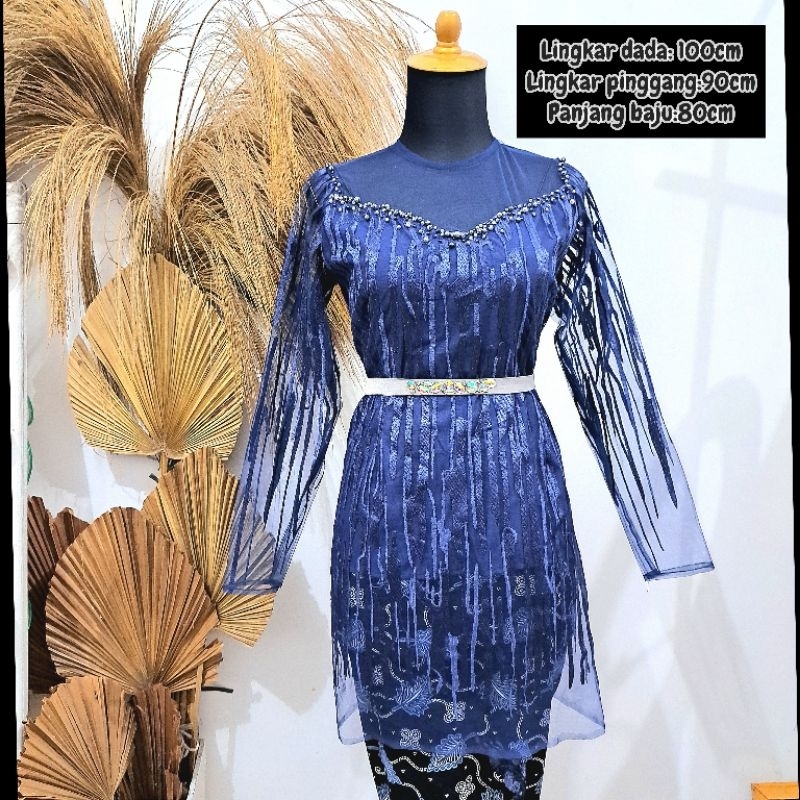 KEBAYA NAVY /Kebaya Lamaran/ Kebaya Wisuda/ Kebaya Kondangan/ Kebaya Modern