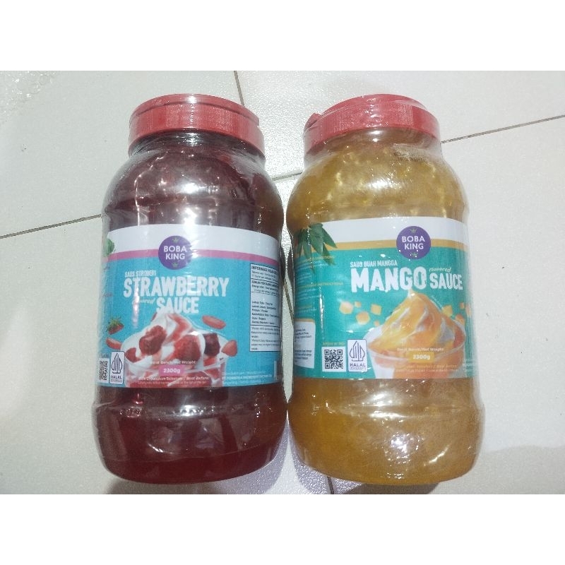 

Boba King Mango & Strawberry Sauce / Saus Mangga & Stroberi