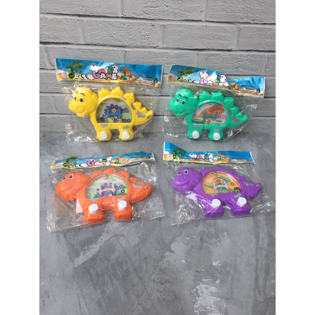 Mainan Gamebot air jadul karakter dino / Mainan game air