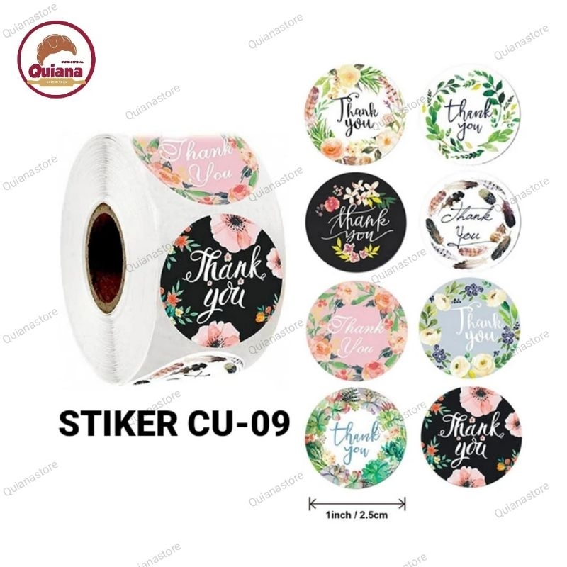 

Sticker Thank you 1Roll isi 500pcs | Sticker Thank you | Sticker Terimakasih