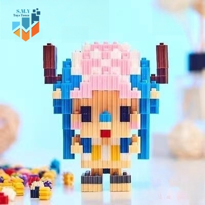 SMY Nano Blocks ONE PIECES Mini Series 3D Model, Mainan Blok Susun, Blok Konstruksi DIY, Dekorasi Hiasan Karakter Animasi, hadiah Kado Anak