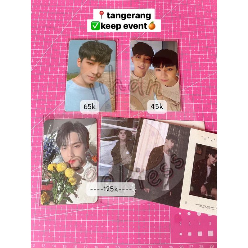 PHOTOCARD MINGYU GYU WONWOO WONU JUNHAO YMMD BUNGA YC YOUR CHOICE