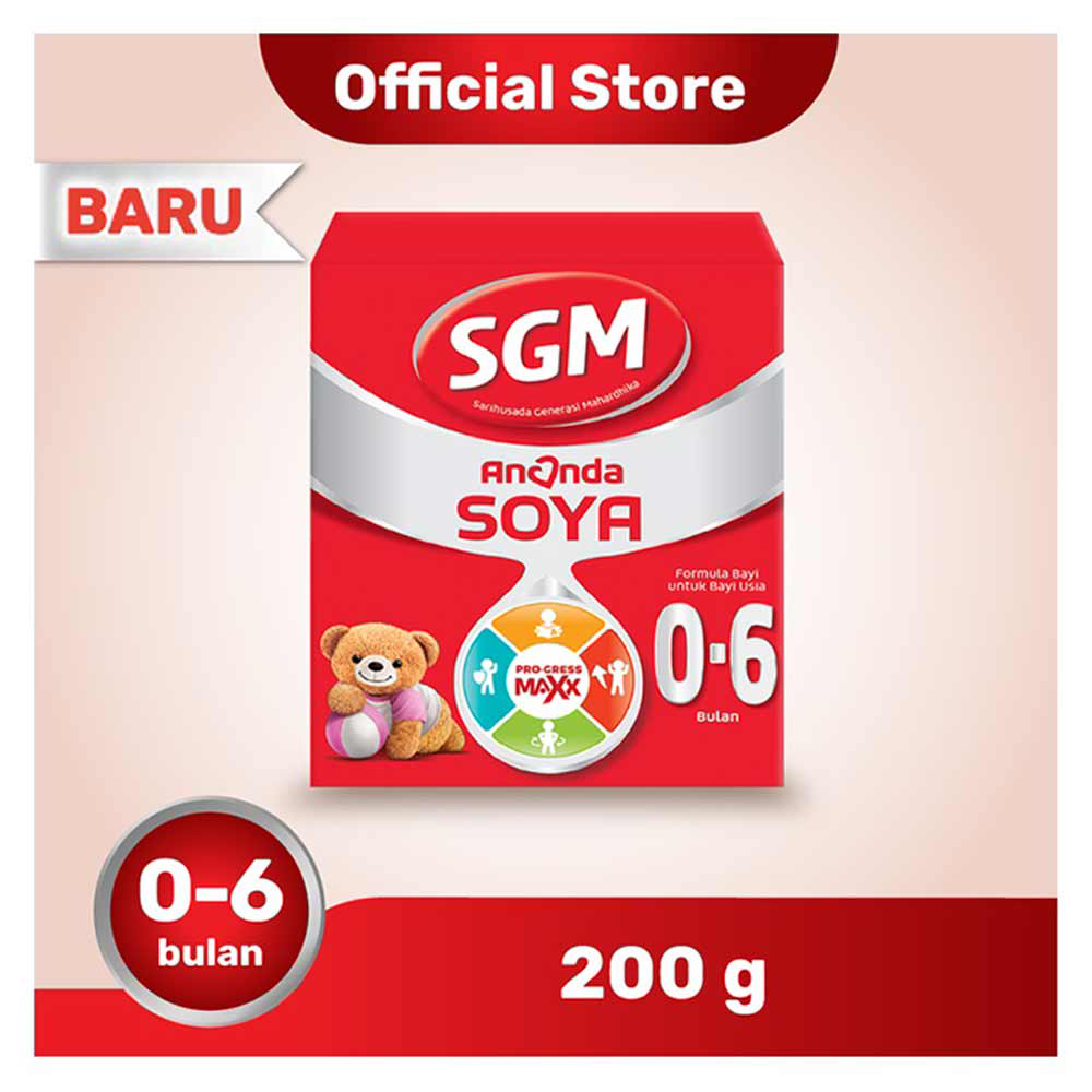SGM ananda soya 0-6 bulan 200 gram