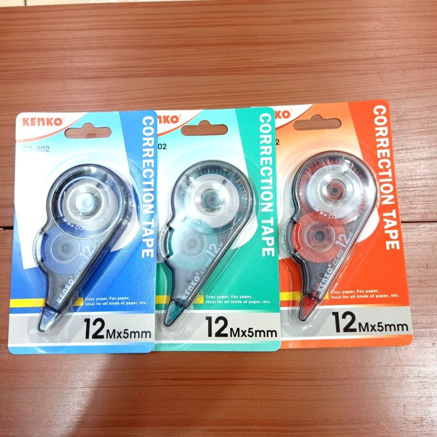 Tip Ex Pita Kertas Geser Garis Correction Tape Tipe X CT 902/902P Kenko