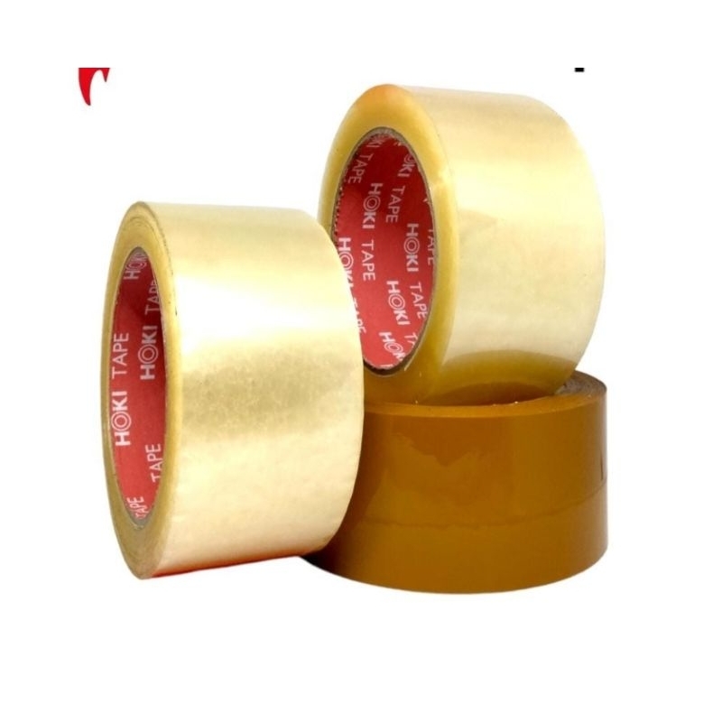 

Lakban Bening Super Kuat/Transparan/Coklat OPP/Isolasi 45 mm x 100 yard