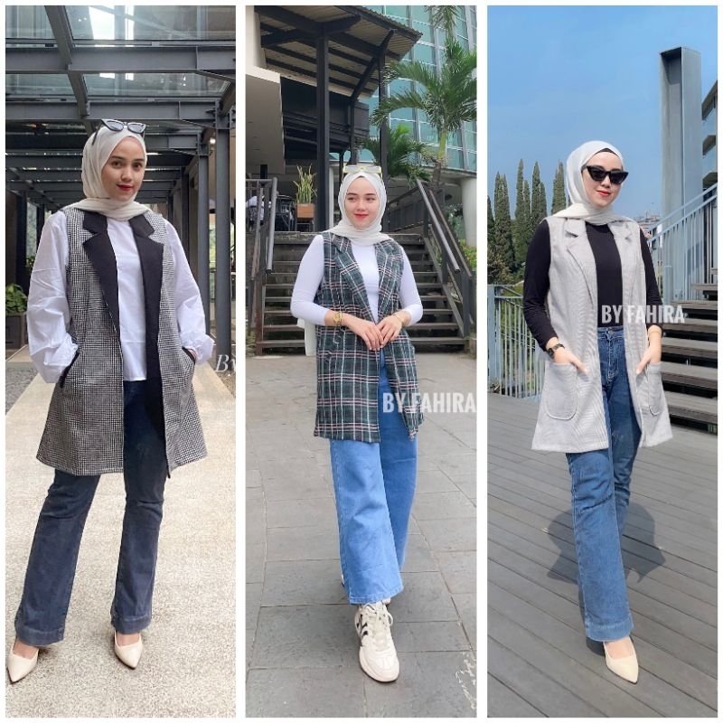 CARDIGAN/OUTER KUTUNG TANPA LENGAN