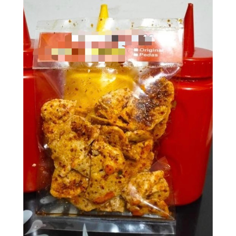 

basreng,kripik kaca,siomay pedas