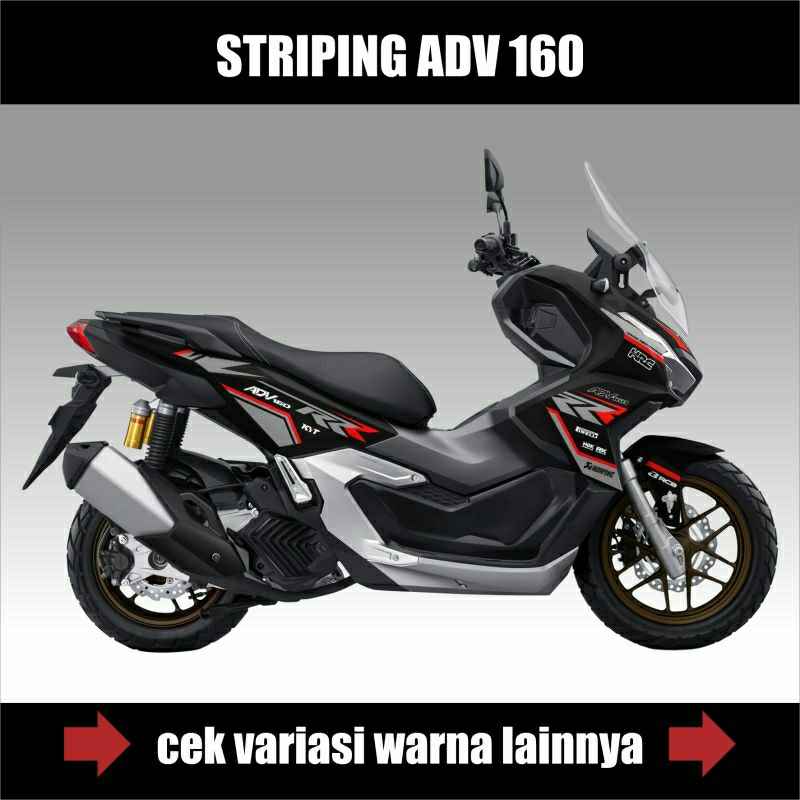 Striping Honda ADV 160 New Livery Fireblade / Stiker Motor Adv 160 Baru / Sticker Liss / List Varias