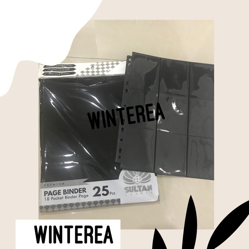 

sultan page binder a4 3ring 18p