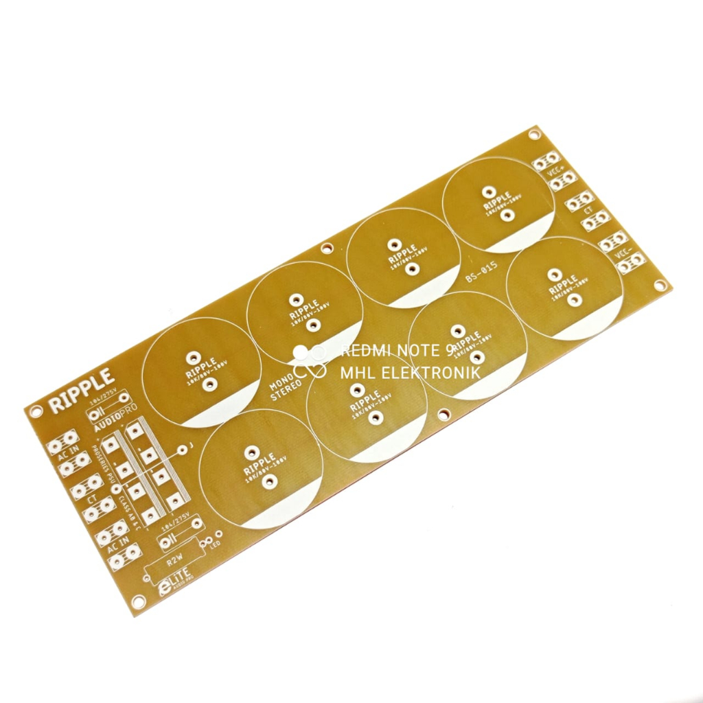 PCB PSU 8 ELCO FIBER FR4 BAGUS DAN TEBAL