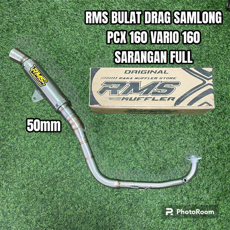 KNALPOT PCX 160 VARIO 160 SAMLONG COBRA RMS MUFFLER ORIGINAL DIAMETER 50MM
