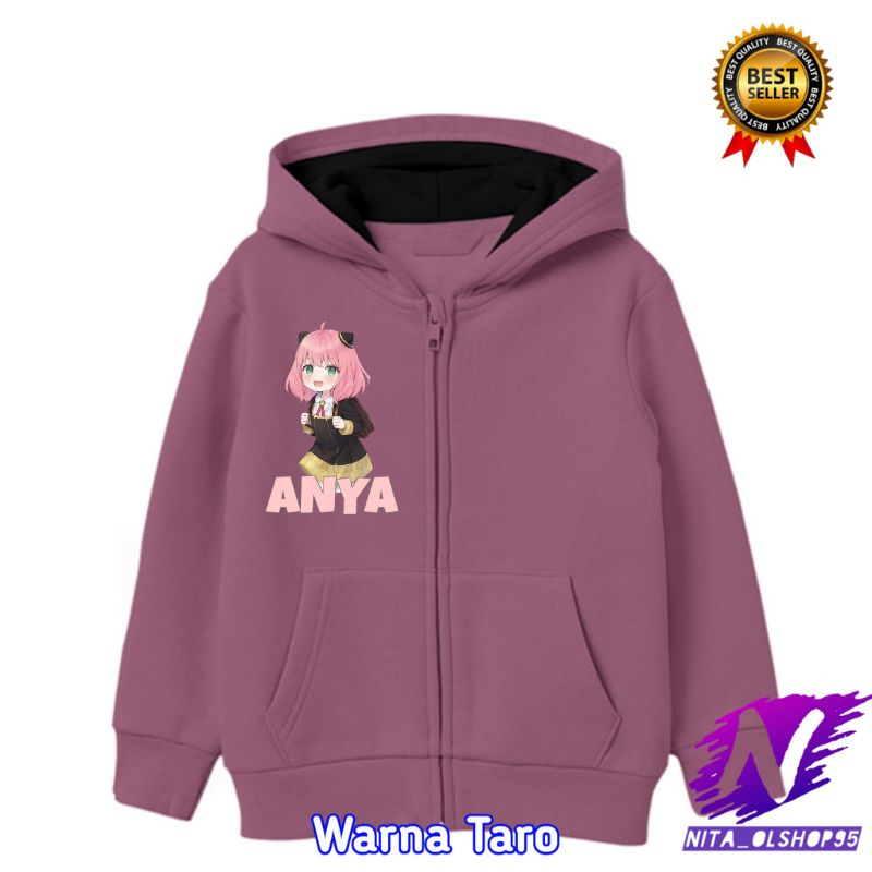 zipper anak anya forger ziper sweater anak anya forger
