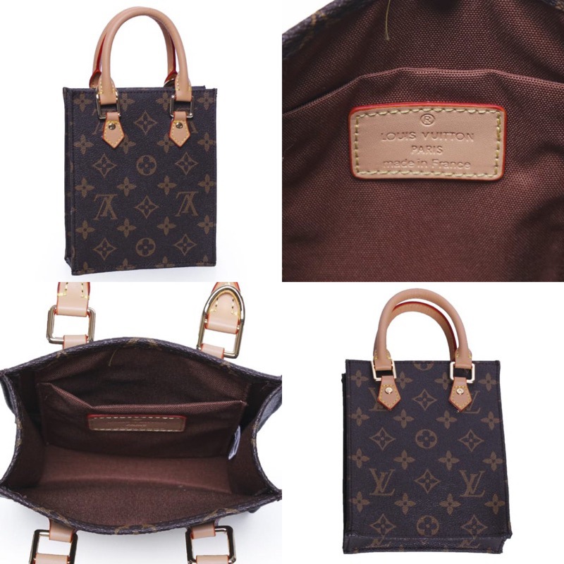 Tas LV Petite Sac Plat Canvas MONOGRAM box/ L*V PETIT SAC PLAT MONOGRAM + BOX (PLATINUM 1:1) (CB-562