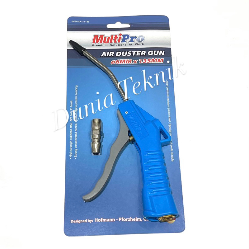 MULTIPRO Air Duster Gun 5” Air Blow Gun 6 mm x 135 mm Pistol Semprotan Angin Kompresor Air Duster Gu