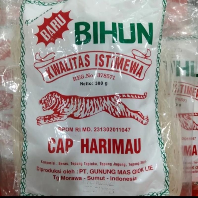 

Mie Biehun Cap Harimau 1 bks 300 g