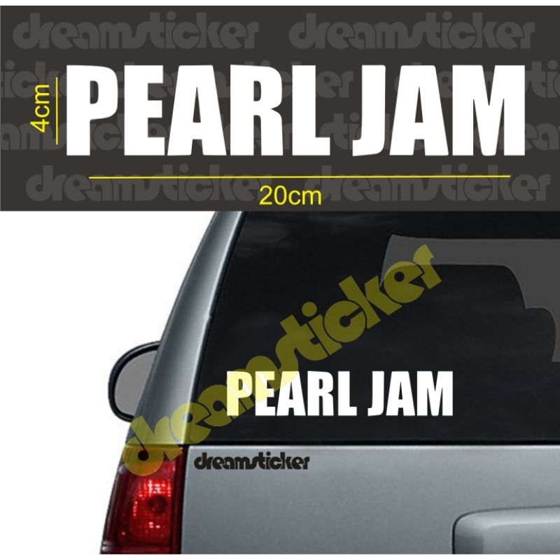Cutting Sticker Pearl Jam Band Stiker