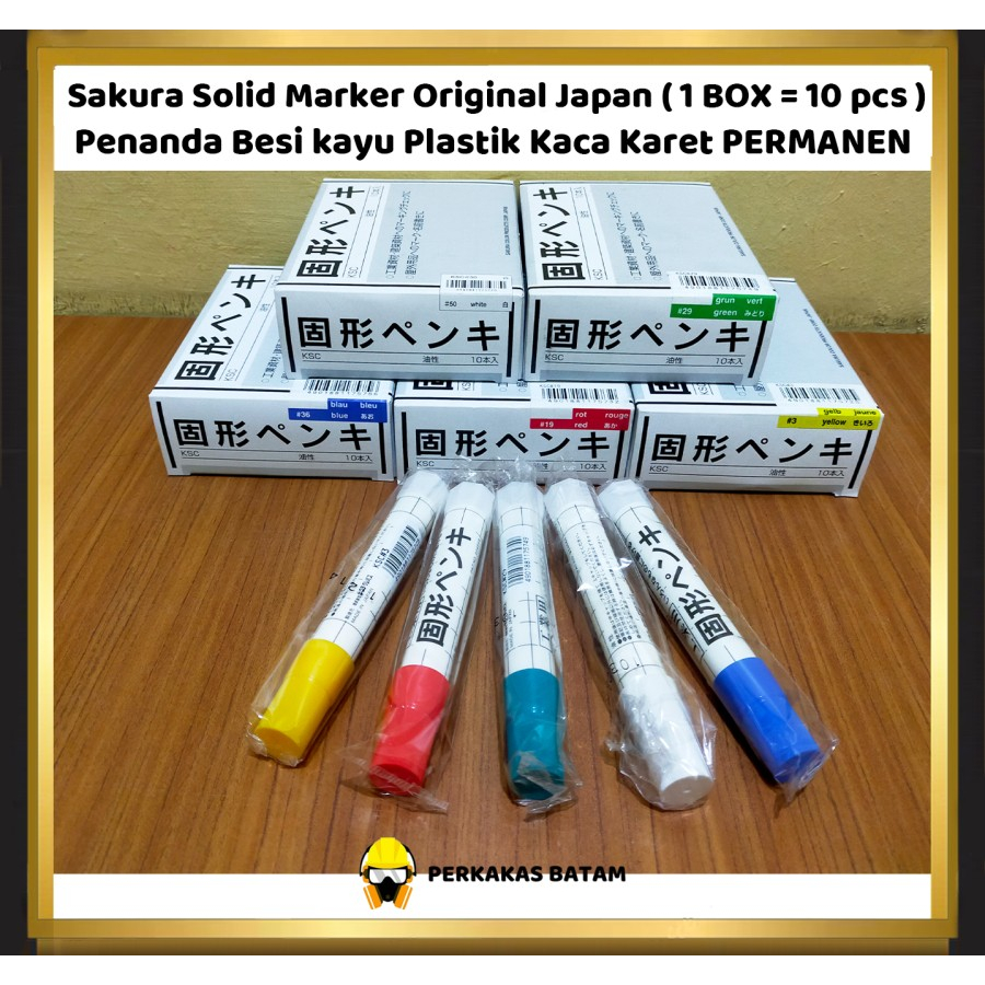 

Solid Marker Sakura - Spidol Untuk Besi Baja Kayu Plastik Kaca Dan Karet