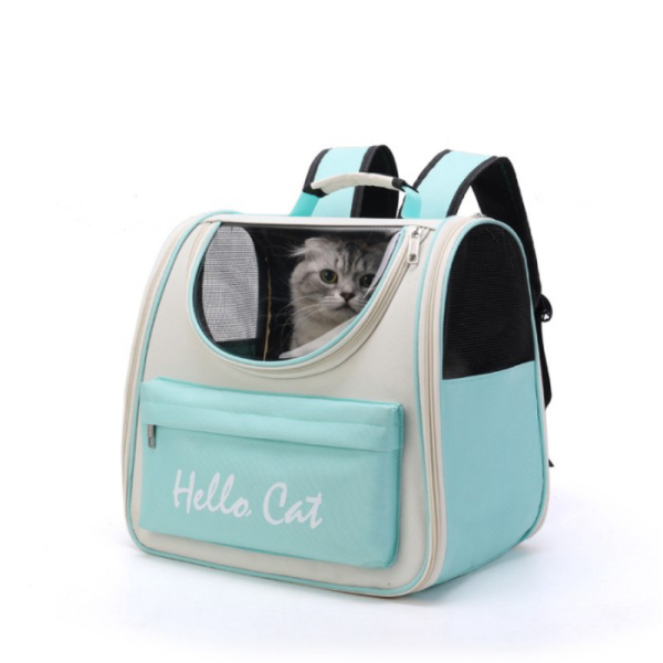 Dijual Tas Kucing / Hewan Peliharaan M37 Pet Rucksack Pet Cargo / Travel Bag - Hijau Berkualitas