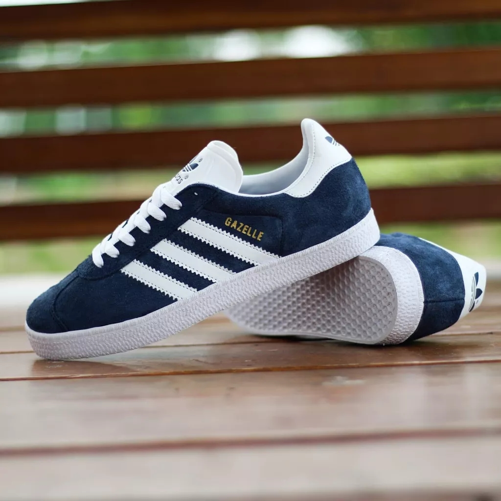 SEPATU ADIDAS GAZELLE SUPER ORIGINAL BLACK WHITE SOL GUM TERMURAH