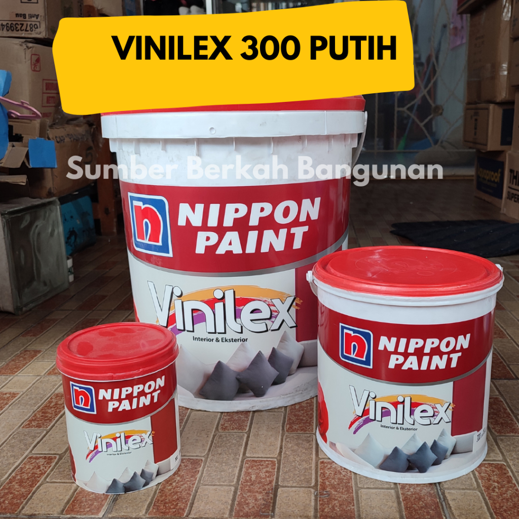 Cat Dinding Tembok Vinilex Putih Cream 5kg 25Kg Nippon Paint