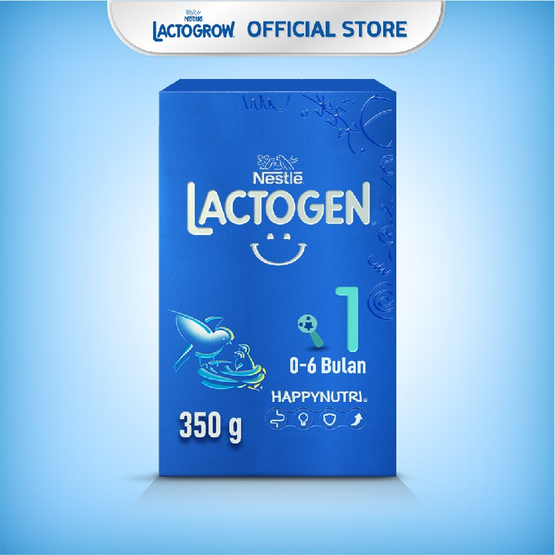 Lactogen 1 Box 350gr - Susu Bubuk Balita 0-6 Bulan