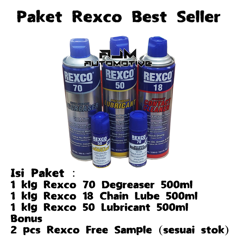 Paket Rexco Best Seller Rexco 50 Rexco 70 Rexco 18 500ml