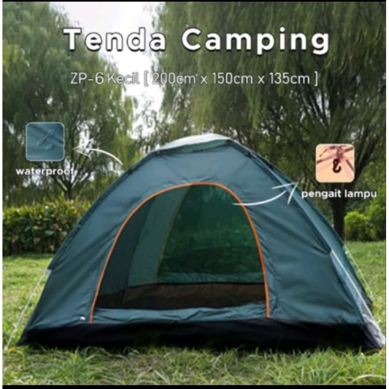 Tenda Camping dan Mancing kapasitas 2-3 orang