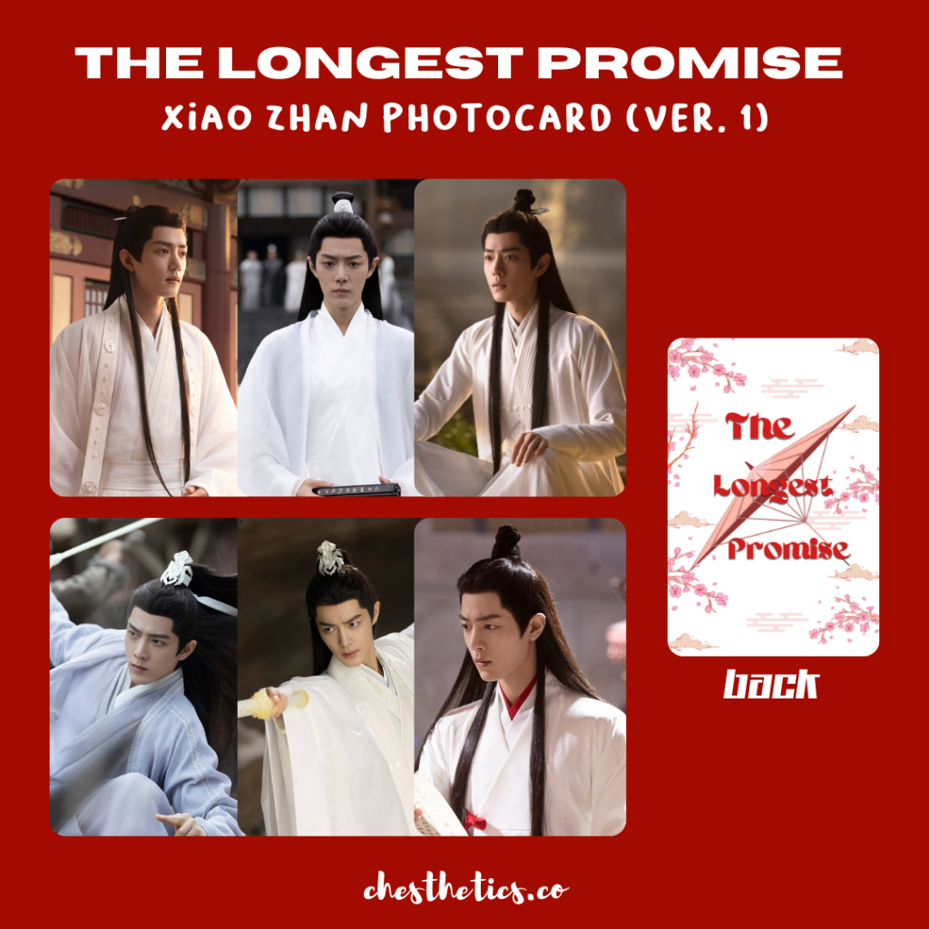 The Longest Promise CDrama China Chinese Drama Photocard Aktor Xiao Zhan Ren Min