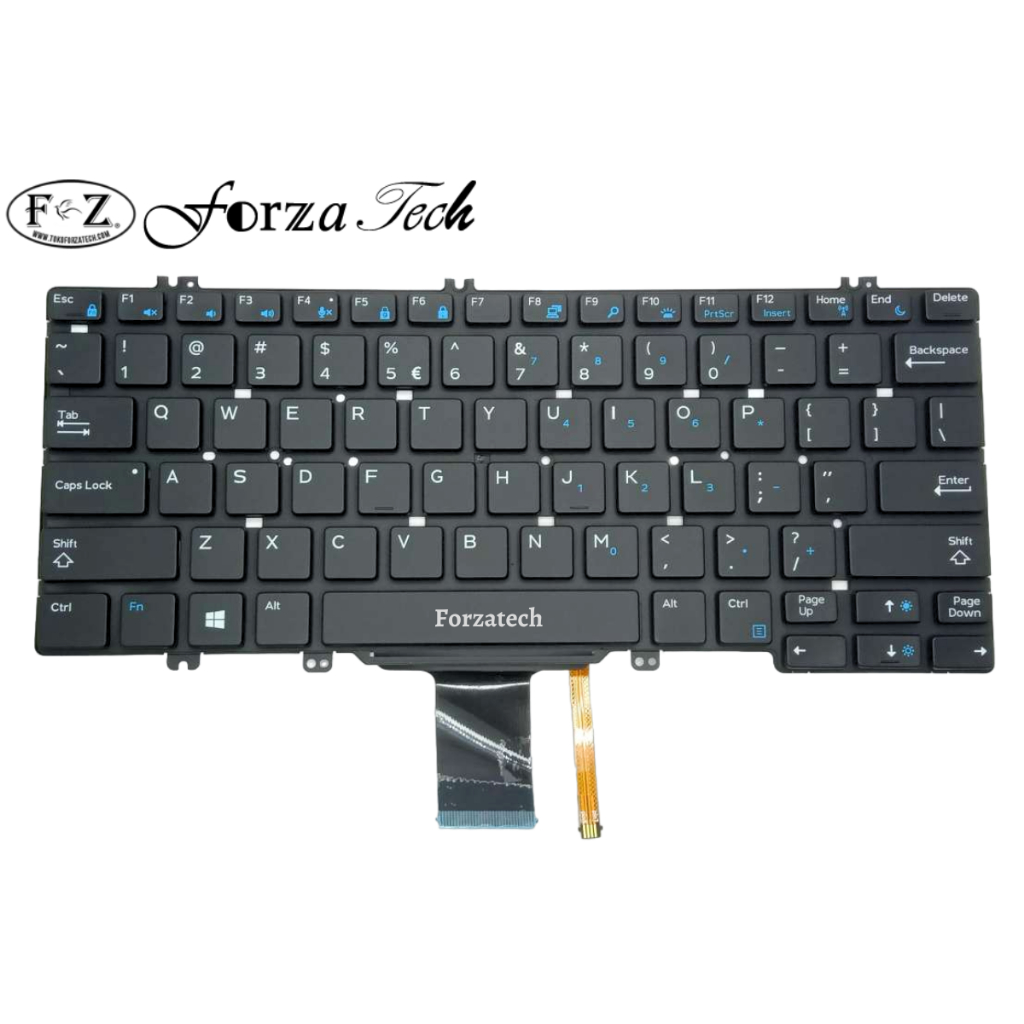 DELL KEYBOARDLatitude E7280 7389 7390 7380 US BACKLIGHT NEW