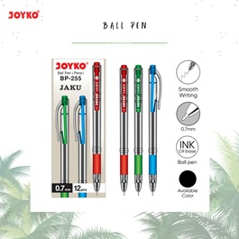 

BALLPEN / PULPEN / PENA / PEN / BOLPOIN BP-255 JAKU (BLACK) JOYKO ( PCS )