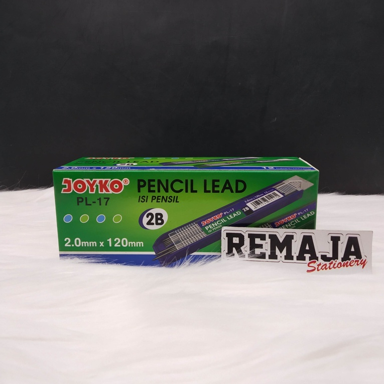 

Refil / Isi Pensil Mekanik 2.0 mm Joyko PL-17 / Refil Pensil 2B