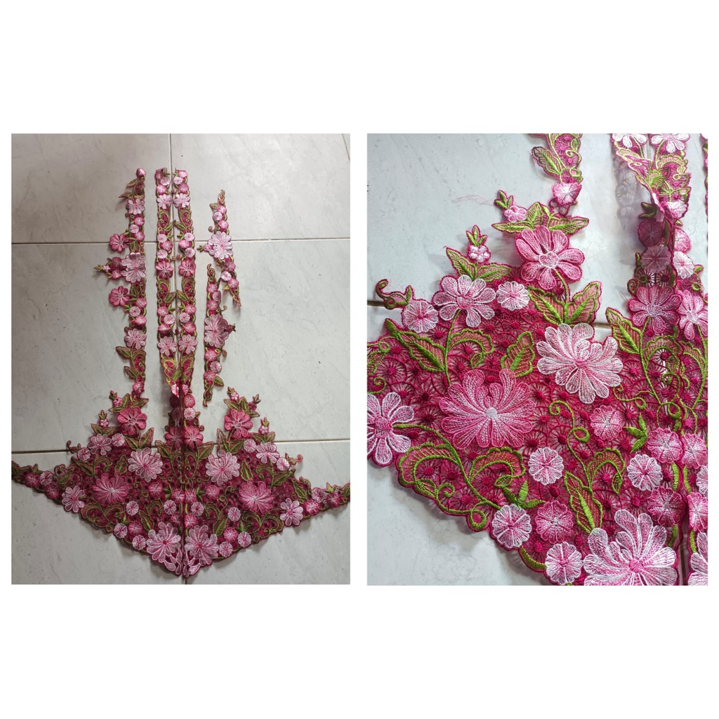 Renda kebaya encim/Renda bordir TERMURAH