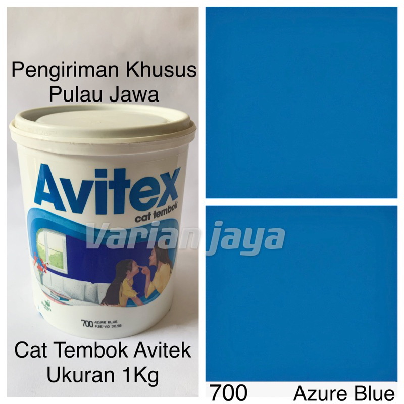 Cat Tembok Biru 1kg Avitex Azure Blue 700
