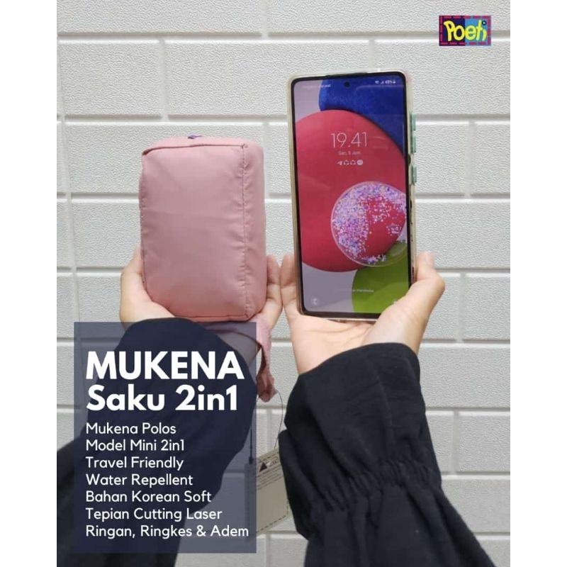 Mukena Silky Premium Poeti/ Travel Mini