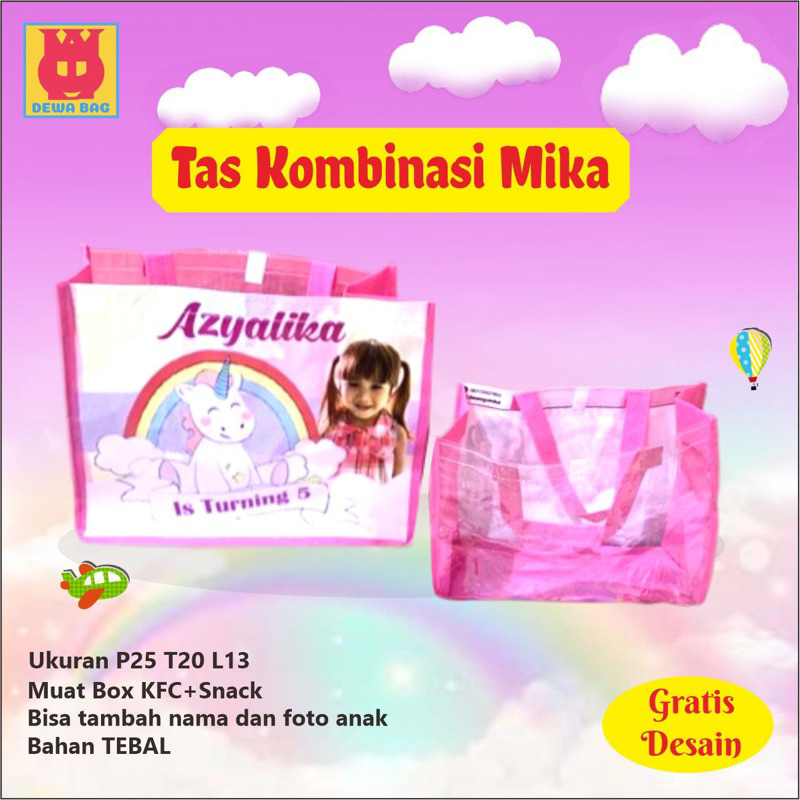

GOODIE BAG MIKA Minimal order 20pcs