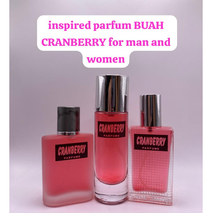 PARFUM BUAH CRANBERRY SEGAR PRIA WANITA PREMIUM TAHAN LAMA 13rb