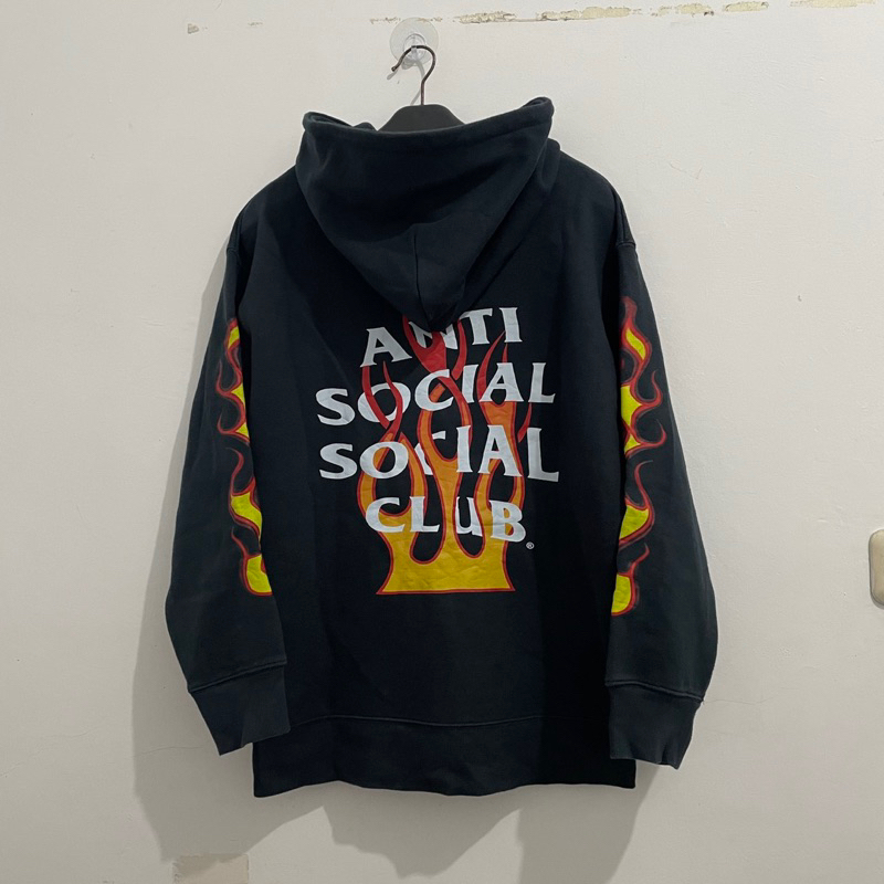 Anti Social Social Club Black Firebird Hoodie second