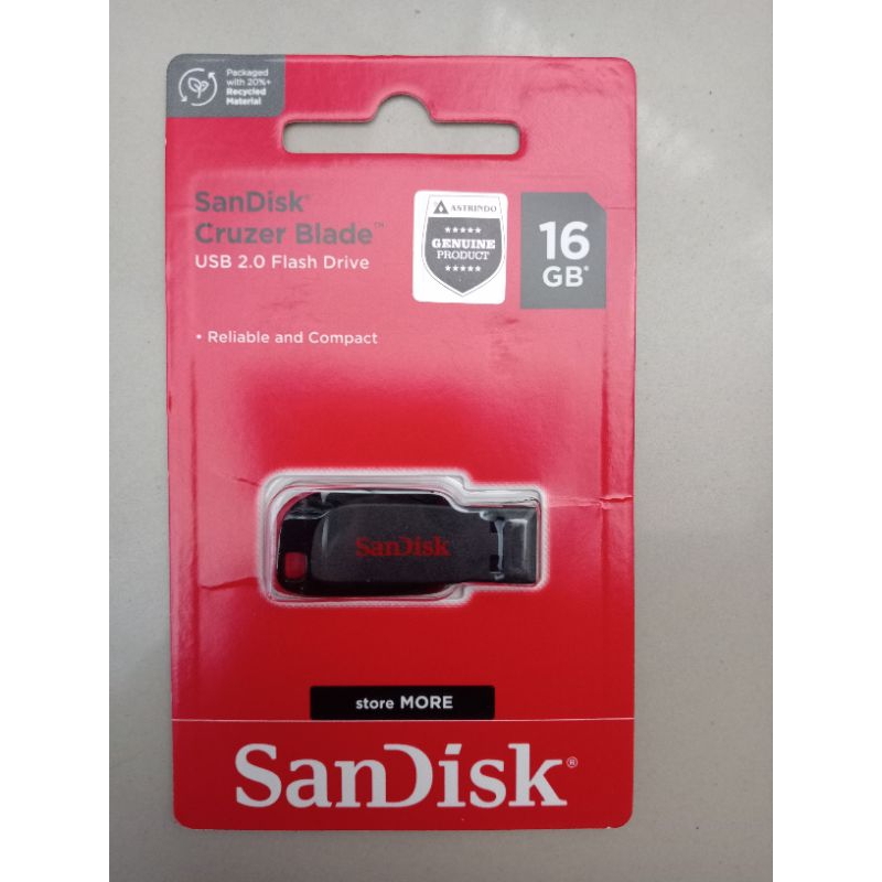 Flashdisk sandisk ORI 16gb & 32 gb