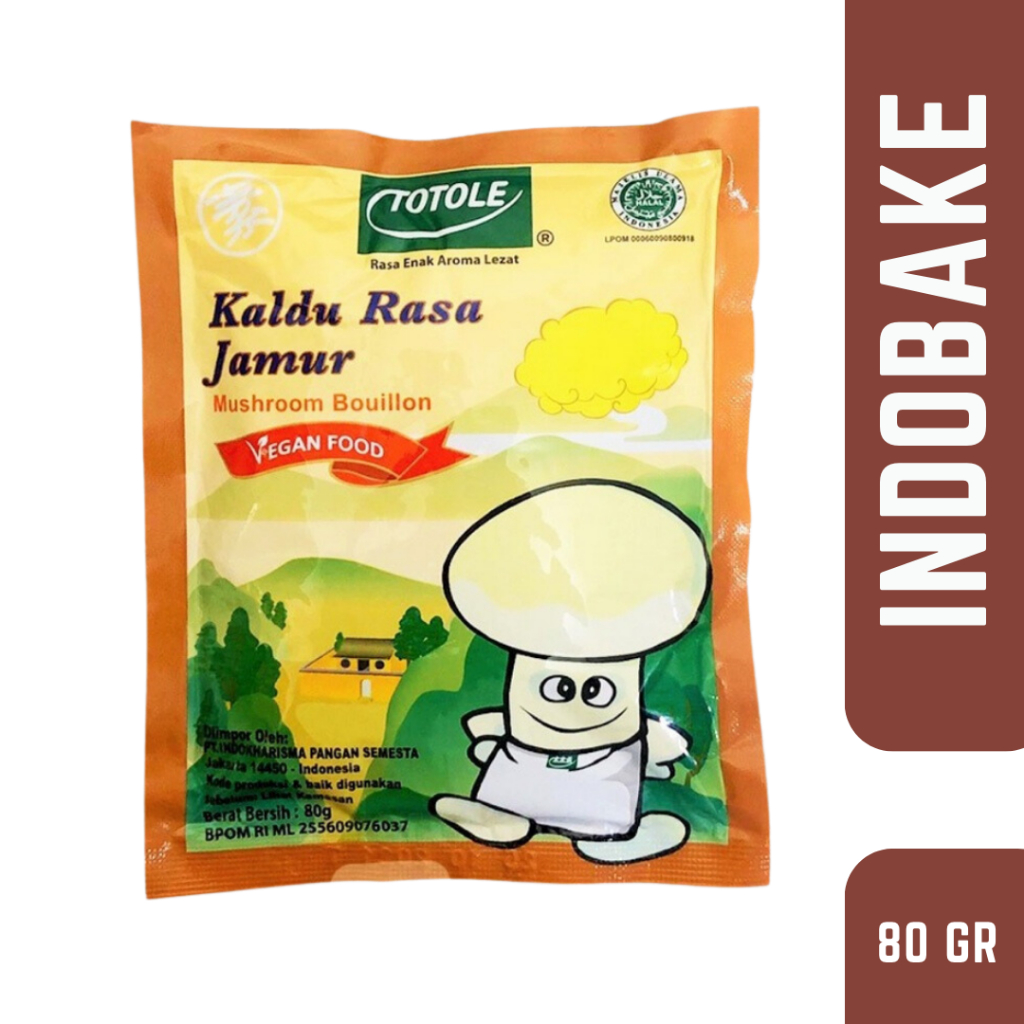 

Kaldu jamur totole 80 gr Kaldu Jamur Totole 80gr Kaldu Jamur Vegan HALAL