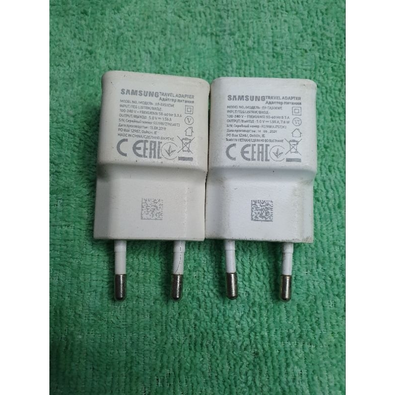 adaptor charger original cabutan hp samsung 1'55A Barcode A02S A03S dll
