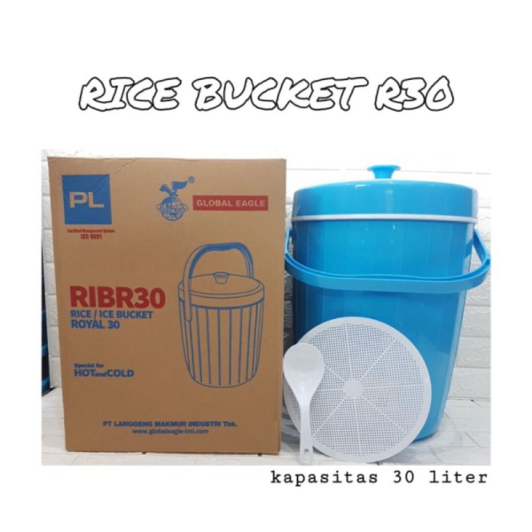 

Dijual Rice / Ice Bucket Global Eagle RIBR30 Termos Nasi Panas Es Dingin 30Lt - Biru Berkualitas