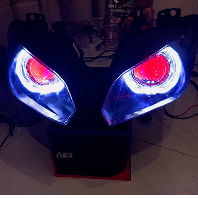 HEADLAMP REFLEKTOR NINJA 250 FI KAWASAKI PAKET PROJIE PROJECTOR Biled Turbo Se Gen 3 AES / Biled Aes